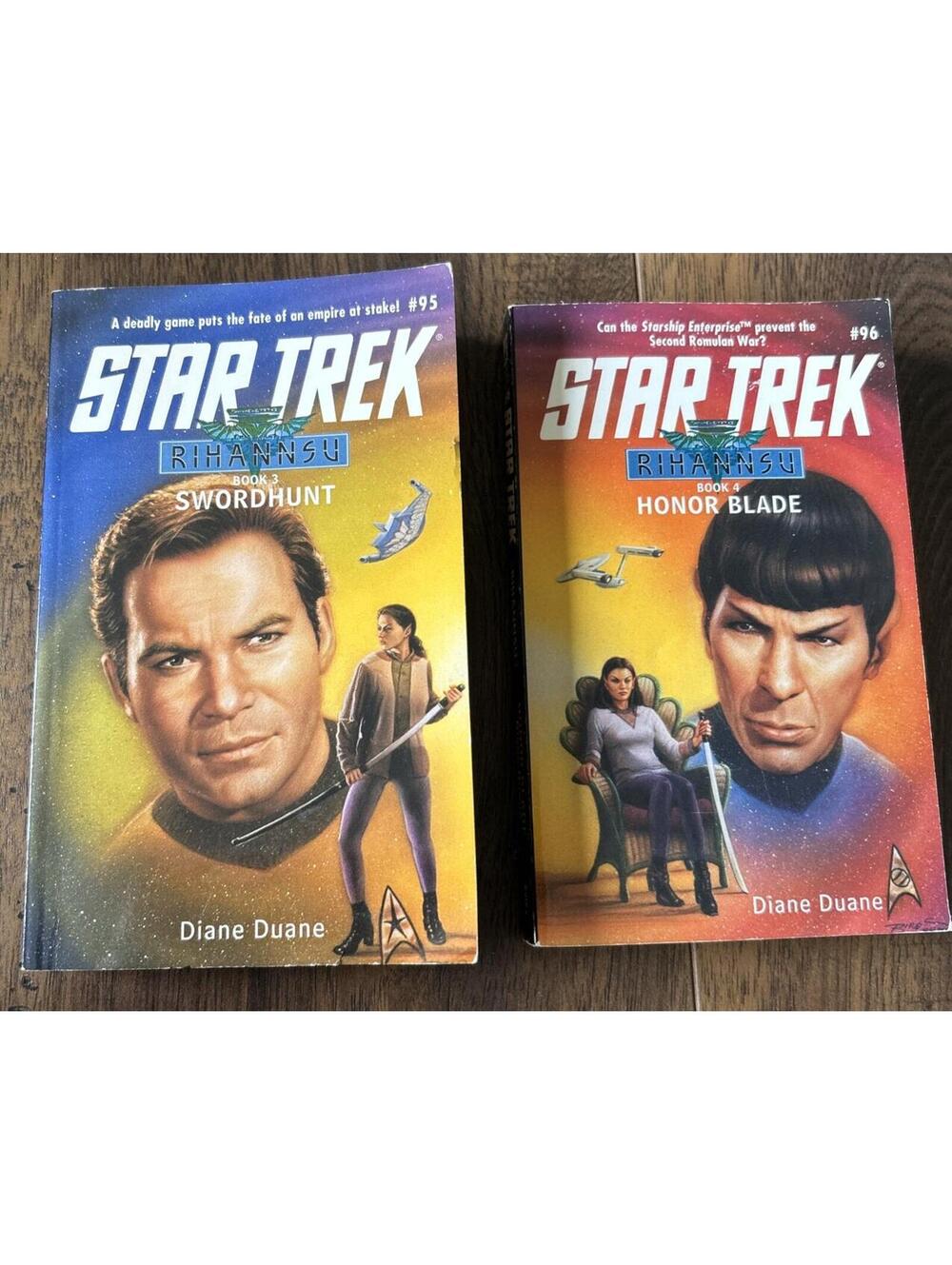Star Trek-Rihannsu Series-Books 3  & 4 Sword Hunt. Honor Blade By Diane Duane